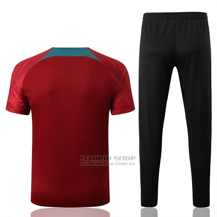 Chandal del Portugal Manga Corta 2022-2023 Rojo